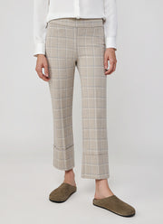 Avenue Montaigne Bonnie Plaid Straight Leg Pant