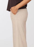 Avenue Montaigne Grace Pinstripe Wide Leg Ankle Pant