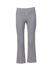 Avenue Montaigne Leo Bistro Stripe Crop Flare Pant