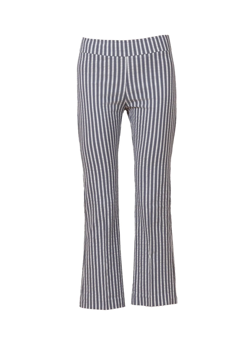 Avenue Montaigne Leo Bistro Stripe Crop Flare Pant