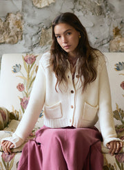 ba&sh Federica Cropped Cardigan