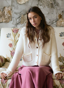 ba&sh Federica Cropped Cardigan