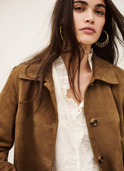 ba&sh Mario Suede Jacket