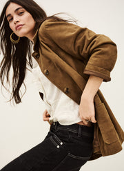 ba&sh Mario Suede Jacket