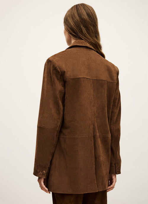 Mosty Blazer Style Suede Jacket by ba&sh at Andrews