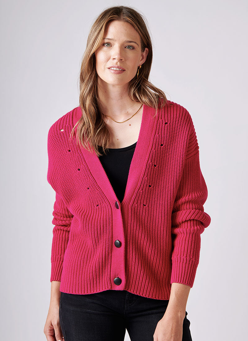 Autumn Cashmere Shaker Cotton Cardigan