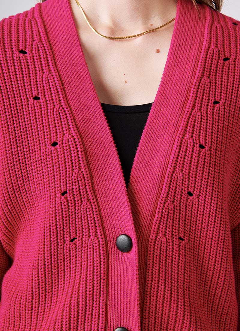 Autumn Cashmere Shaker Cotton Cardigan