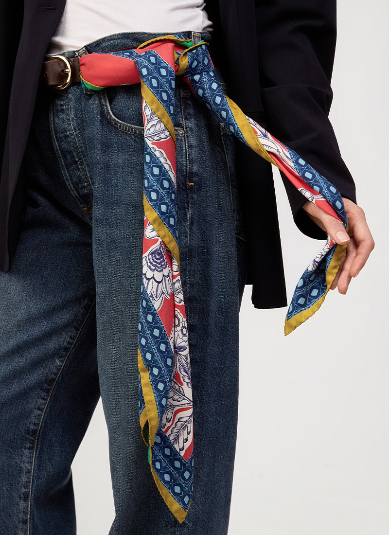 BARBIERI Rose Garden Silk Scarf
