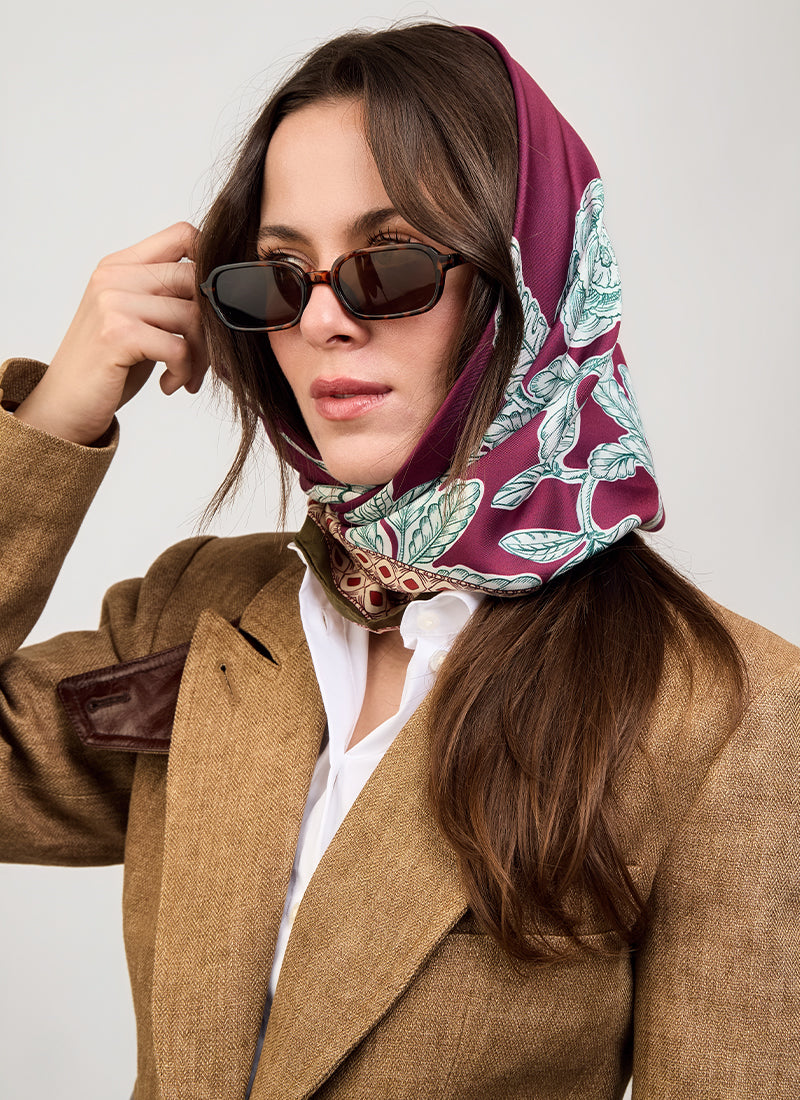 Rose Garden Silk Scarf by Barbieri | Andrews