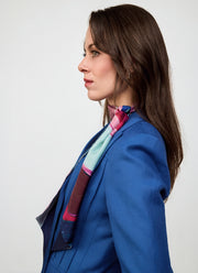 BARBIERI Abstract Print Silk Twilly