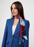 BARBIERI Abstract Print Silk Twilly
