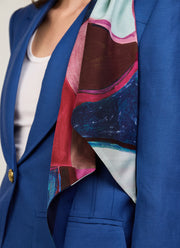 BARBIERI Abstract Print Silk Twilly