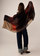 Abstract Wool Scarf
