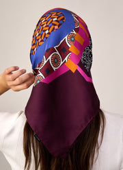 Camera Silk Twill Scarf