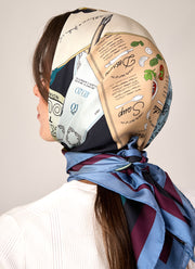 Europe Silk Twill Scarf