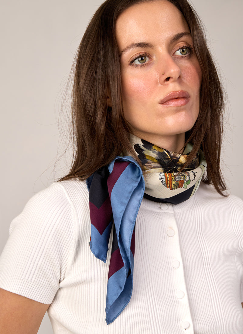Europe Silk Twill Scarf