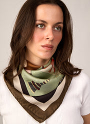 Europe Silk Twill Scarf