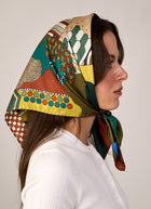Landscape Silk Twill Scarf
