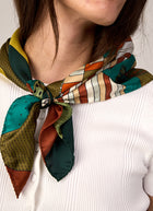 Landscape Silk Twill Scarf