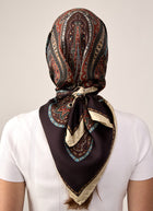 Mandela Flower Silk Twill Scarf