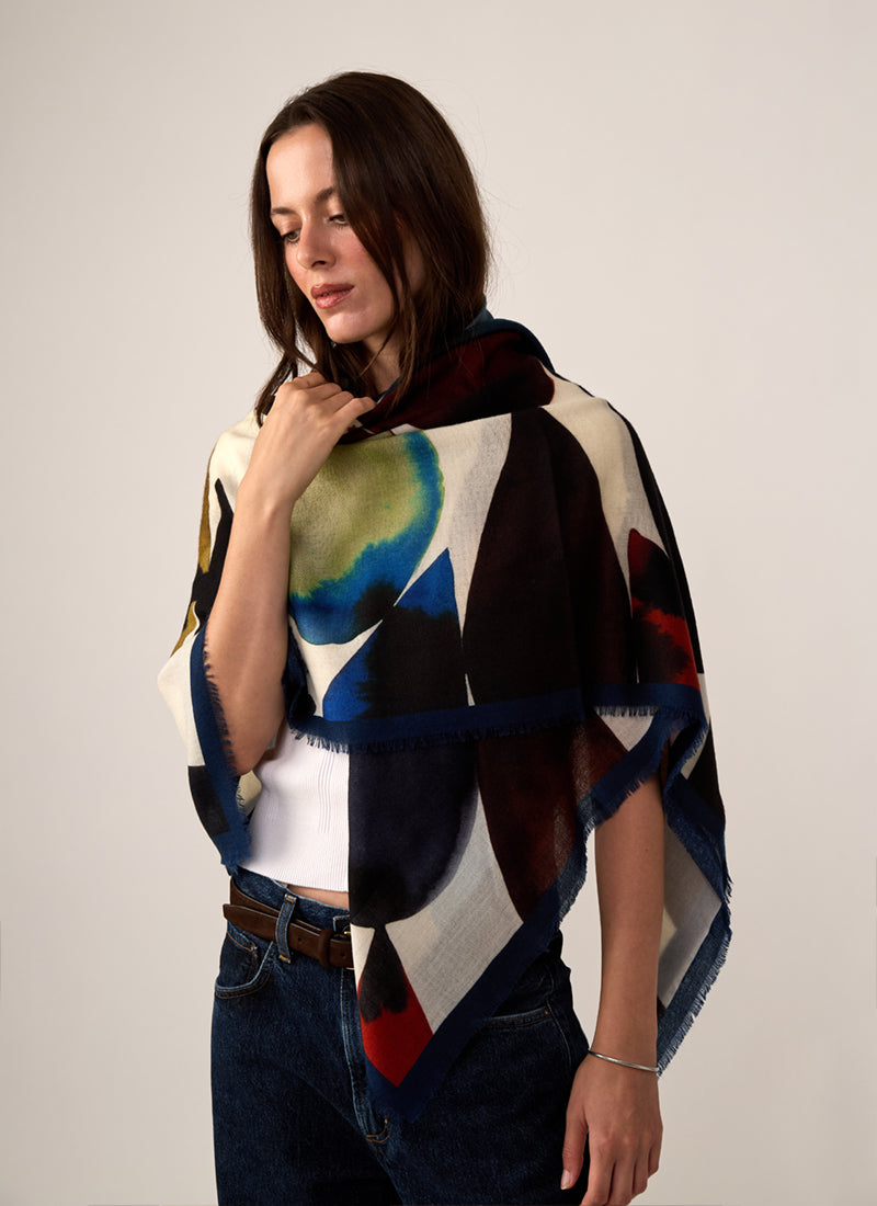 Petal Wool Shawl