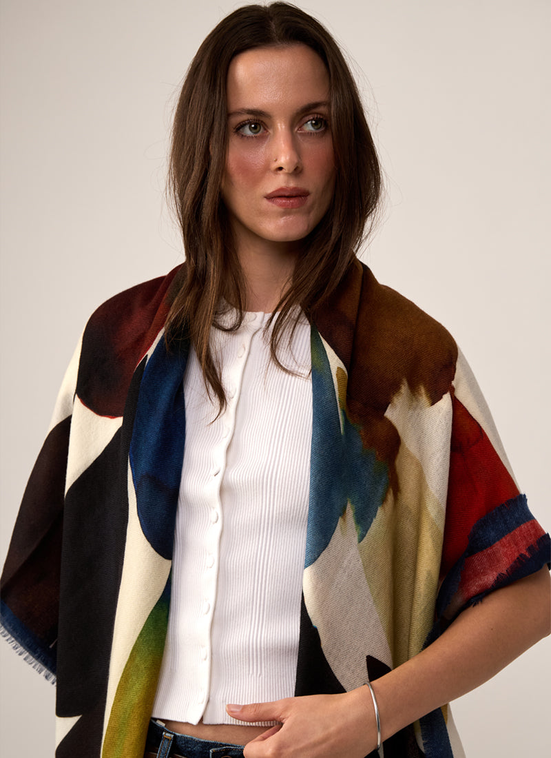 Petal Wool Shawl