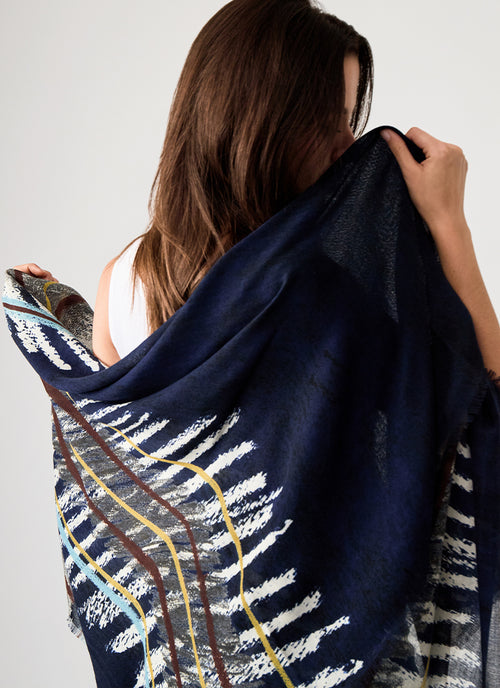 BARBIERI Wool Mix Scarf-Plaid