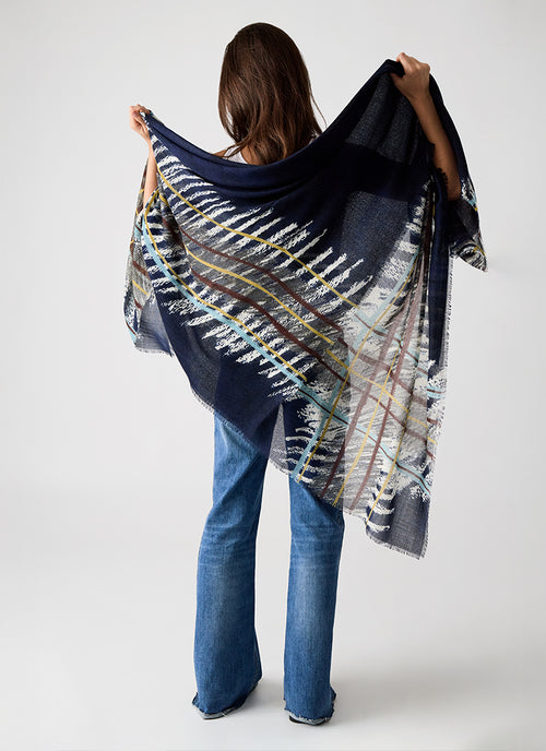 BARBIERI Wool Mix Scarf-Plaid