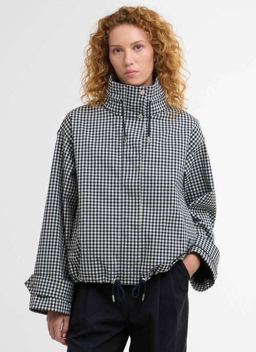 Bronwyn Gingham Showerproof Jacket by Barbour