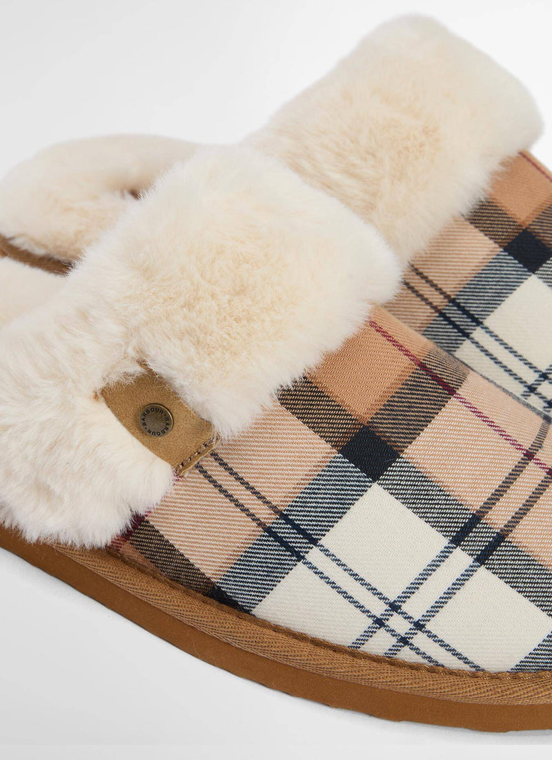  Claudia Tartan Mule Slipper by Barbour at Andrews 