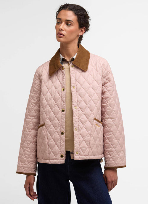 Icons Cropped Liddesdale Quilted Jacket by Barbour