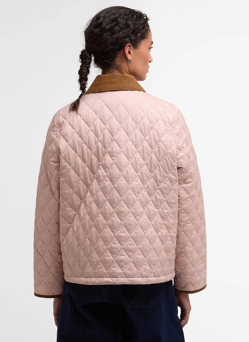 Icons Cropped Liddesdale Quilted Jacket by Barbour