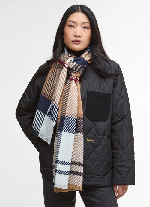 Barbour Blair Tartan Scarf Beige