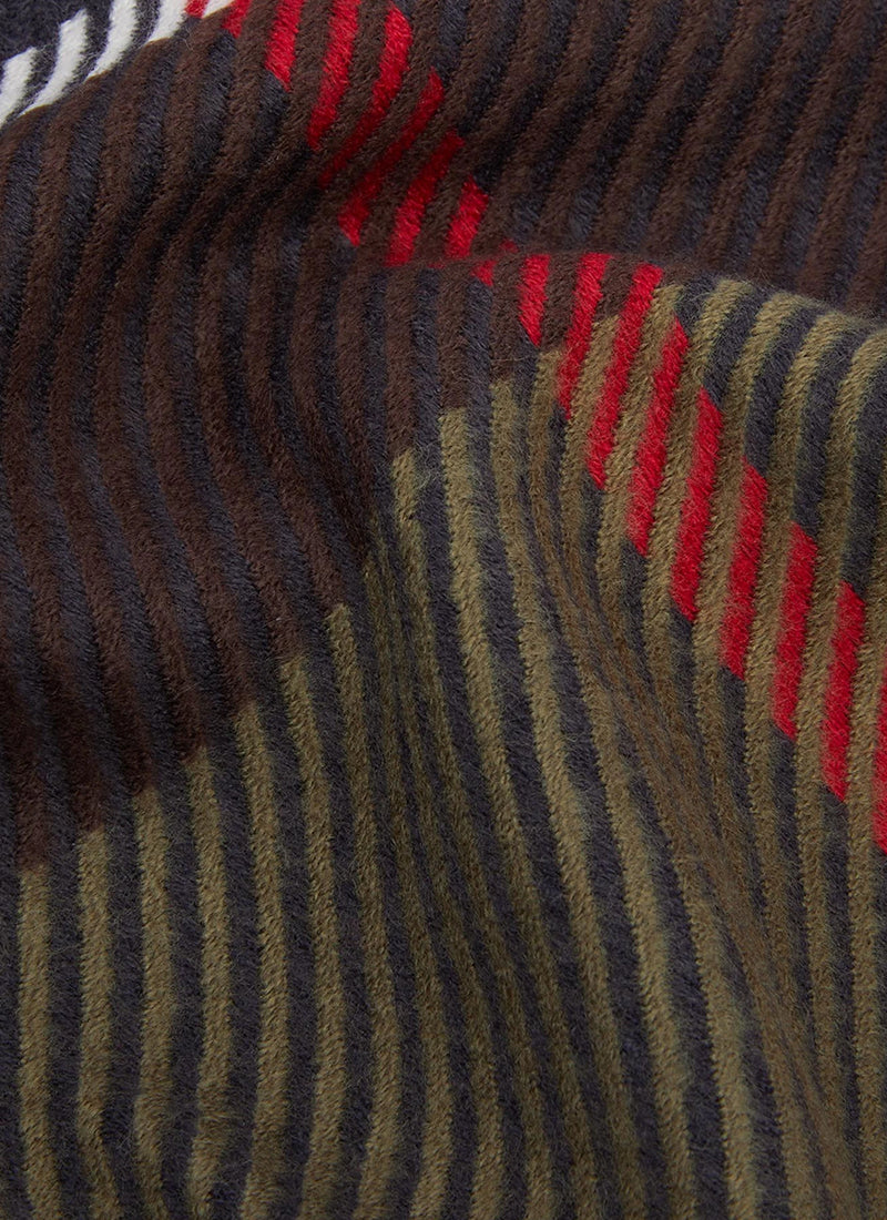 Barbour Blair Tartan Scarf Navy