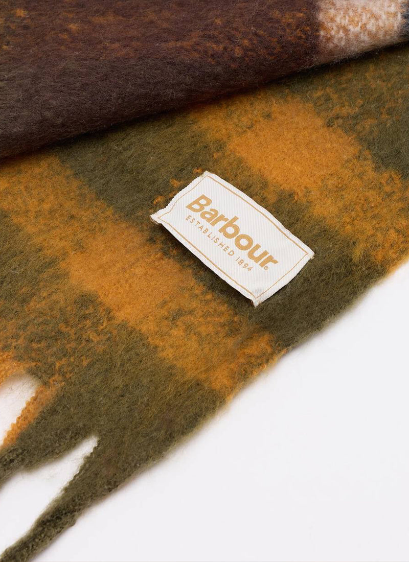 Isla Tartan Boucle Scarf Class