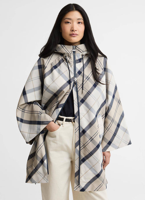 Kinsale Tartan Showerproof Cape by Barbour