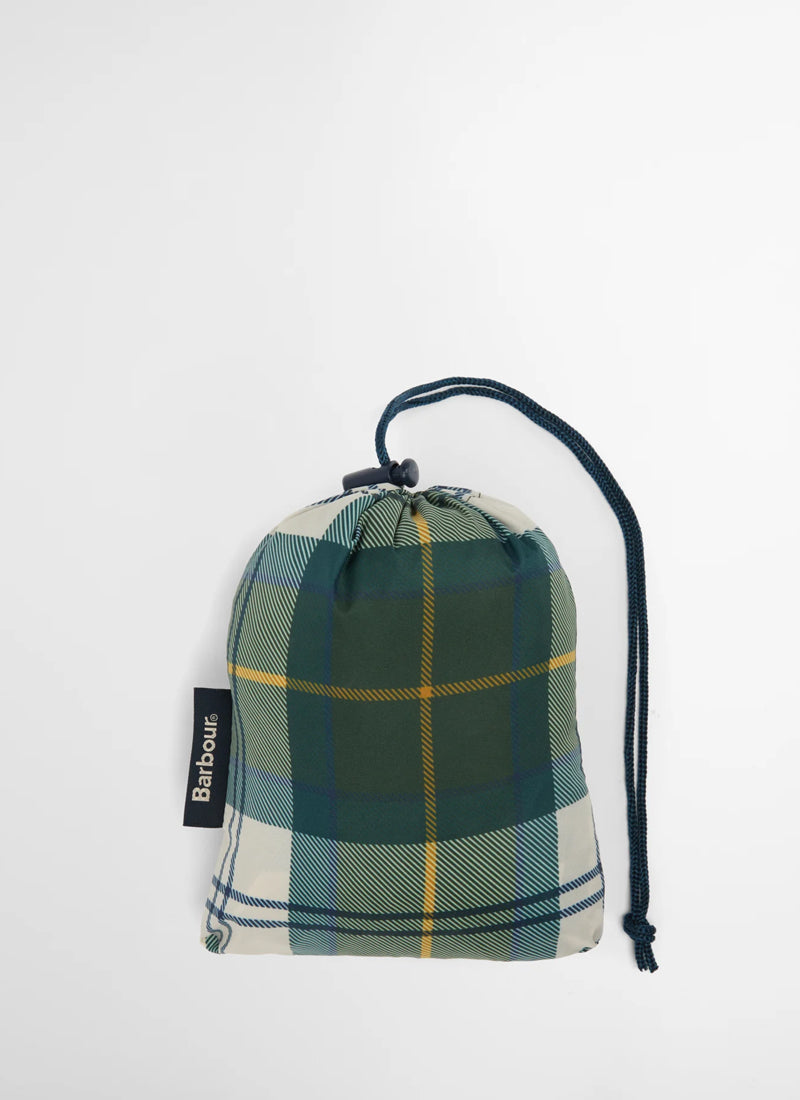 Tartan Showerproof Poncho by Barbour at Andrews