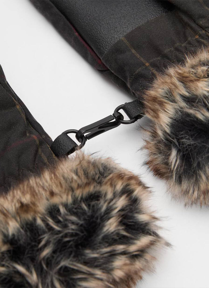 Tartan Wax Mitts