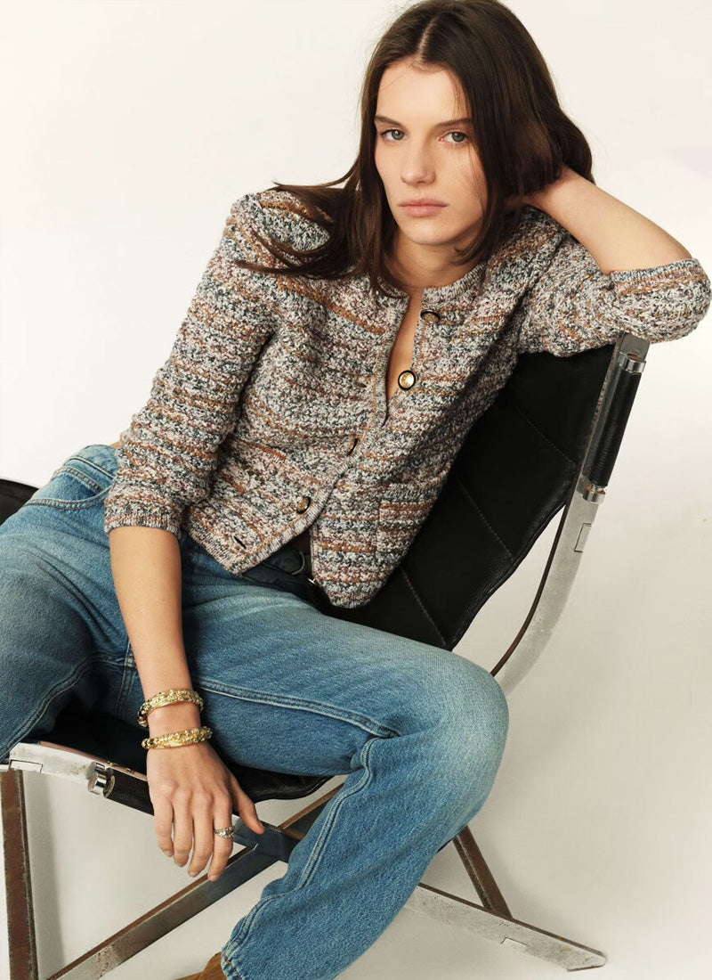 ba&sh Guspa Knitted Cardigan