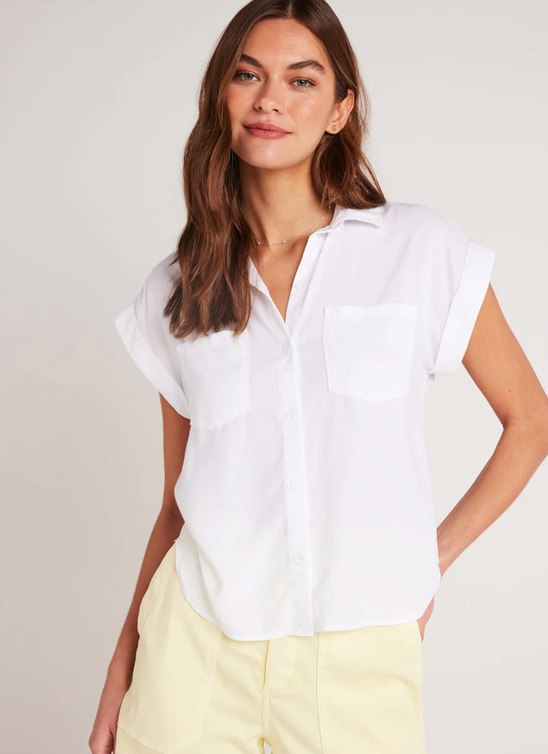 Bella Dahl Two Pocket Short-Sleeve Shirt