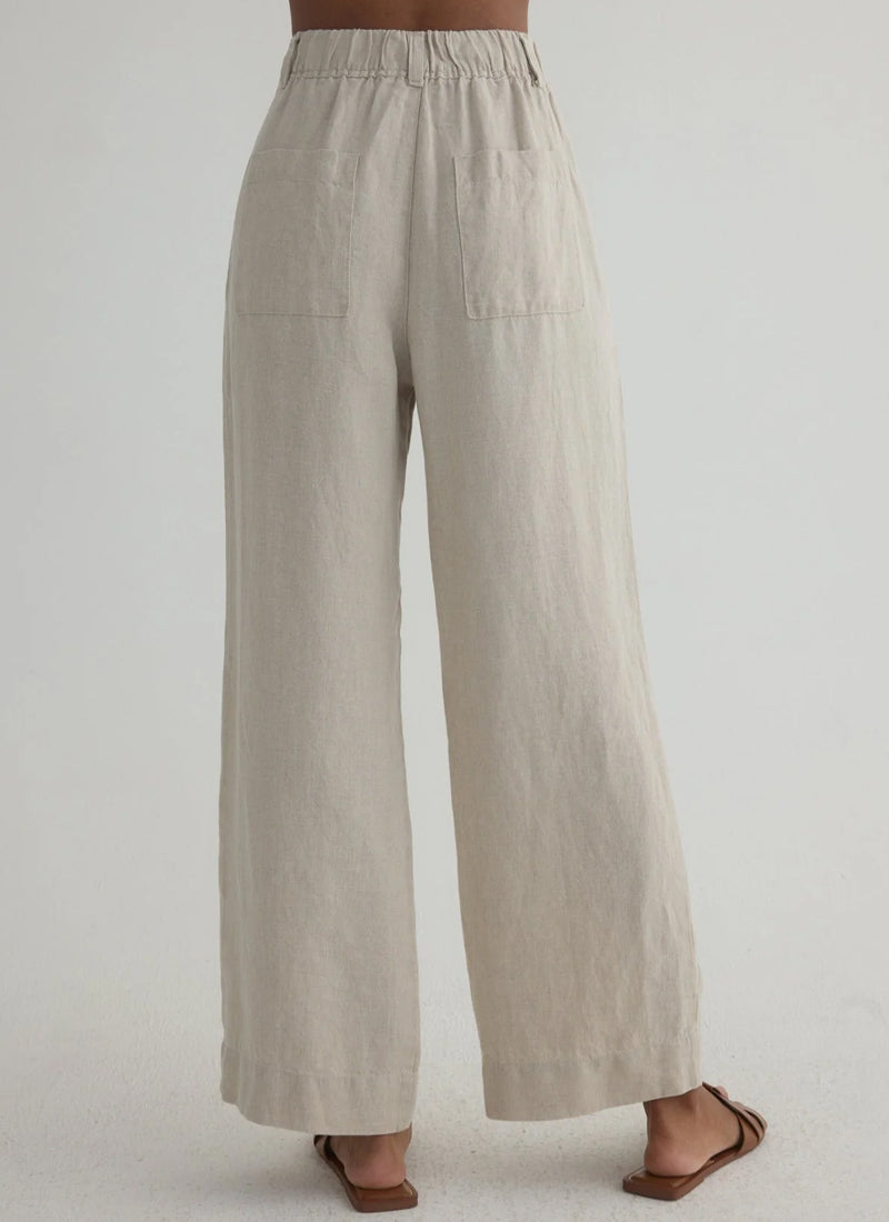 Bella Dahl Pleated Wide Leg Ankle Pant