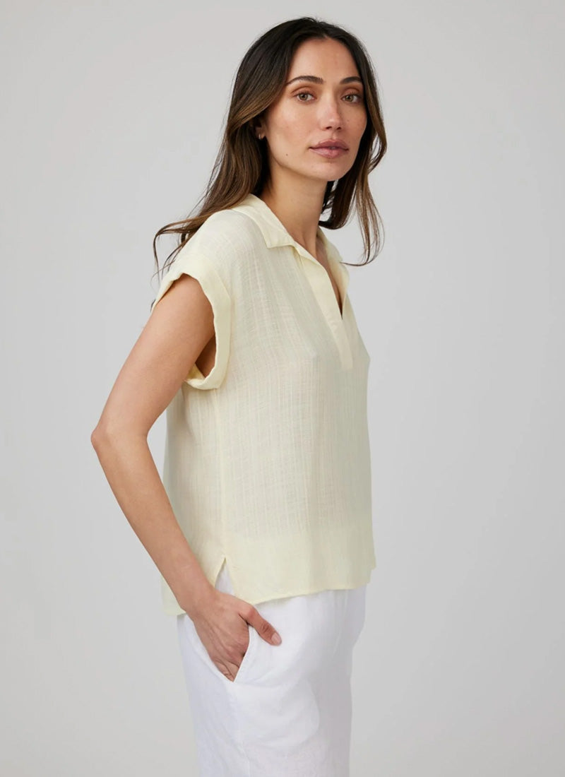 Bella Dahl Cap Sleeve Henley