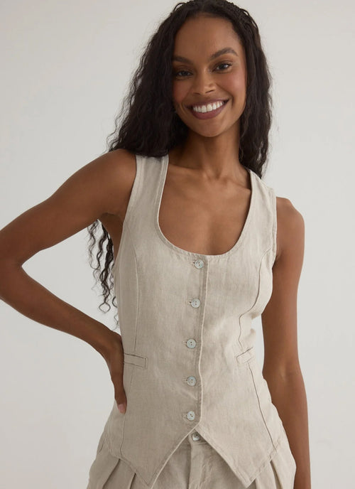 Bella Dahl Scoop Neck Vest