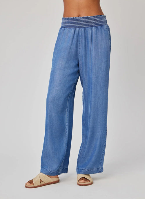  Smocked Waist Wide Leg Pant Bella Dahl Andrews 