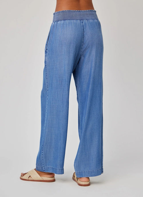 Smocked Waist Wide Leg Pant Bella Dahl Andrews 