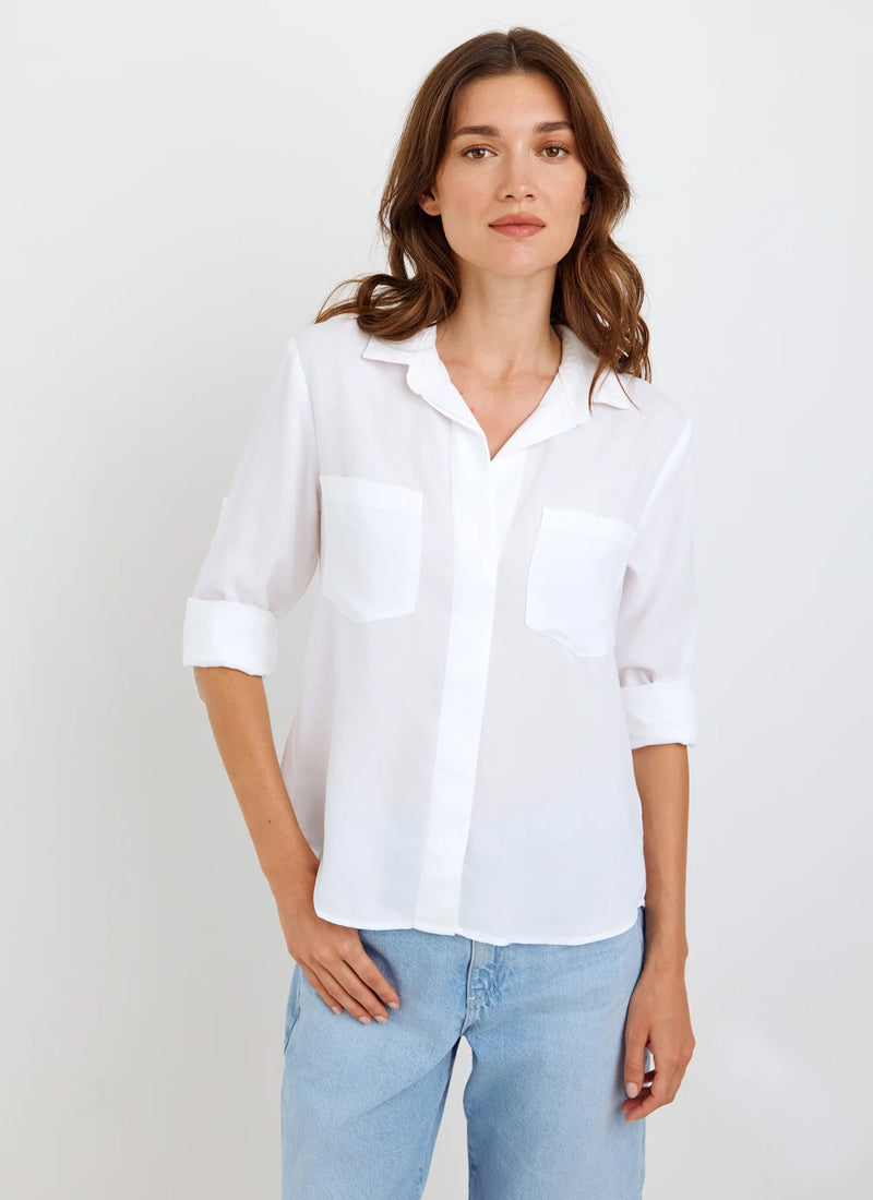 Bella Dahl Split Back Button Down Romper