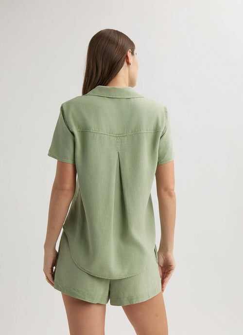 Bella Dahl Short Sleeve Pocket Shirt