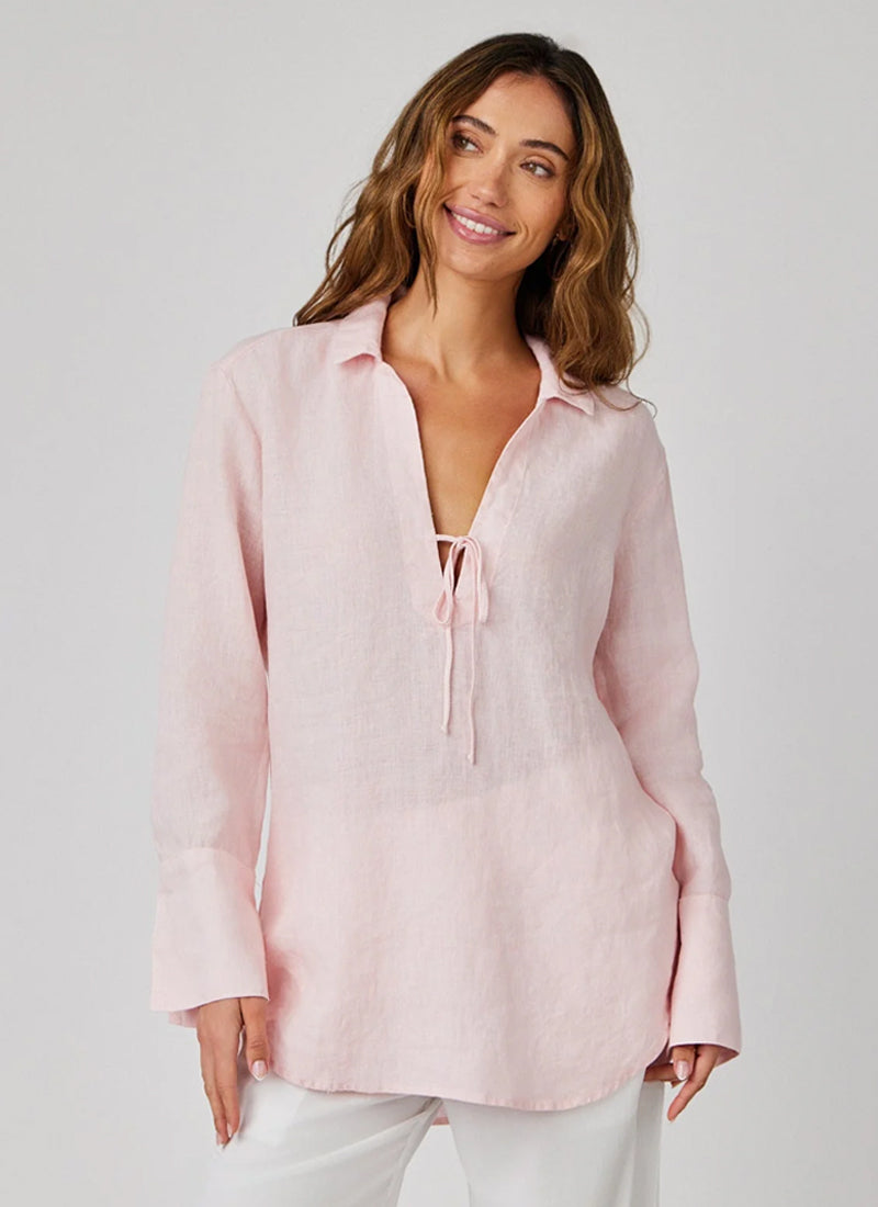 Tie Neck Tunic Bella Dahl Andrews