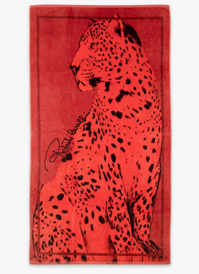 Big Cat Beach Towel