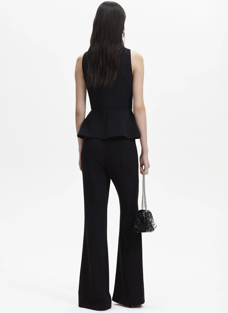 Self-Portrait Sleeveless Tailored Jumpsuit